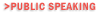 Public Speaking